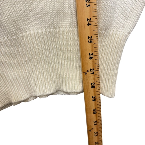 Disney Character Fashions Mickey Mouse‎ Sweater Mens L Cream Embroidered - Picture 6 of 8